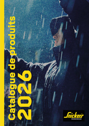 page de couverture du catalogue de Snickers Workwear